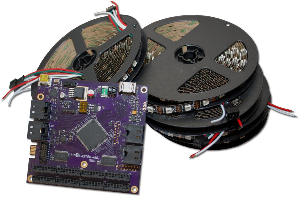 LED controller board for LCD displays with advanced dimming and power management features