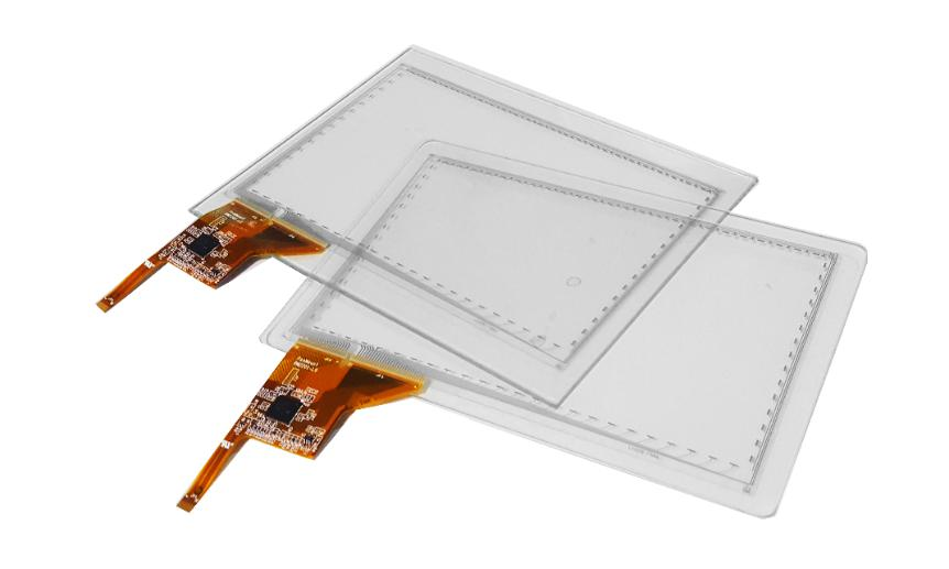 Touch sensor integration on LCD display with layered conductive grid and optical bonding